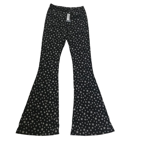 NWT Nasty Gal Star High Waisted Flare Pants - Picture 2 of 7